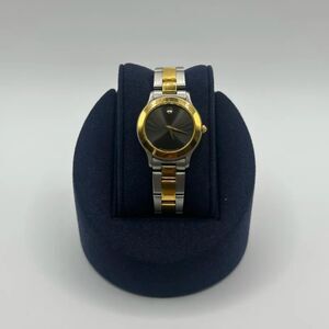 Vintage Movado Museum Womens 30mm Two Tone Wristwatch 81.D1.822.2